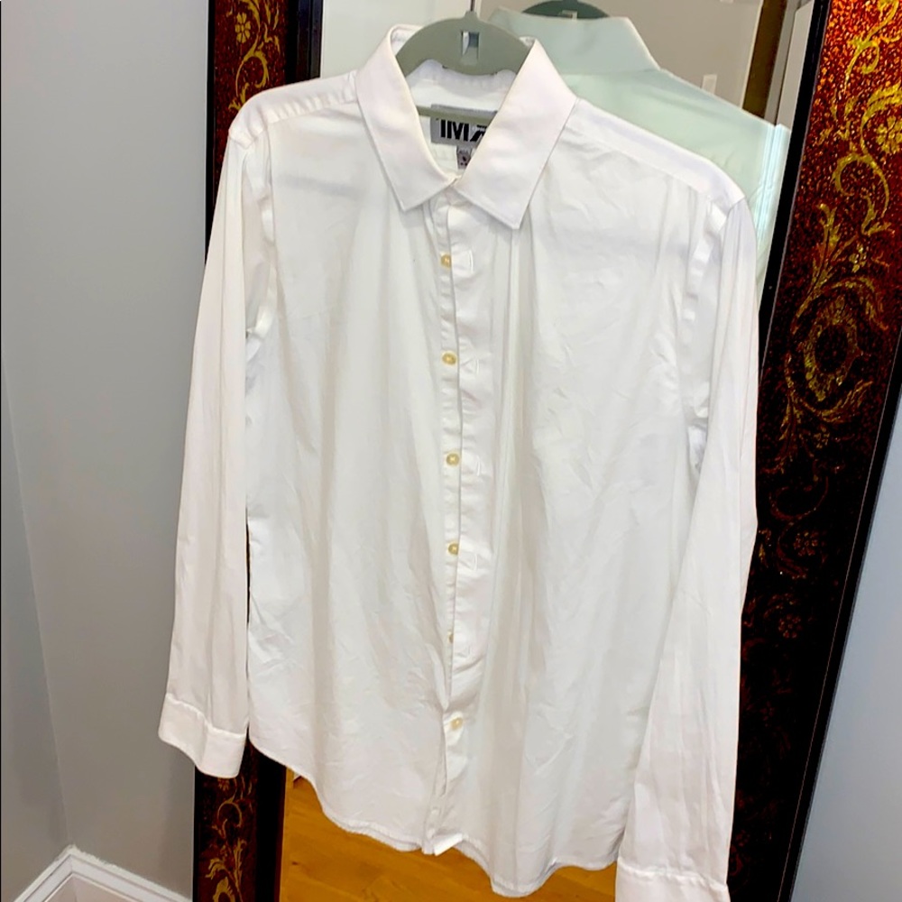 Men’s express button down shirt medium fitted